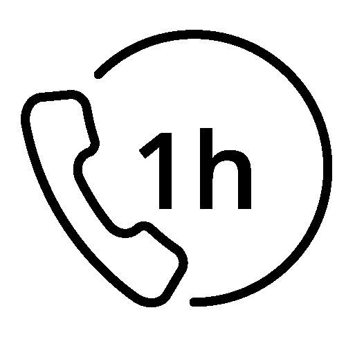 Réponse sous 1H